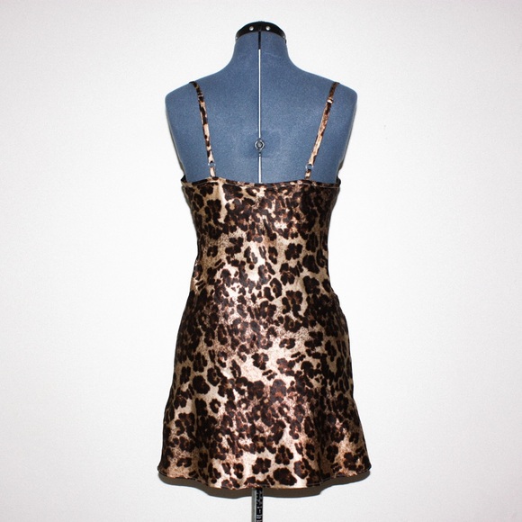 vintage leopard slip dress - Picture 4 of 4